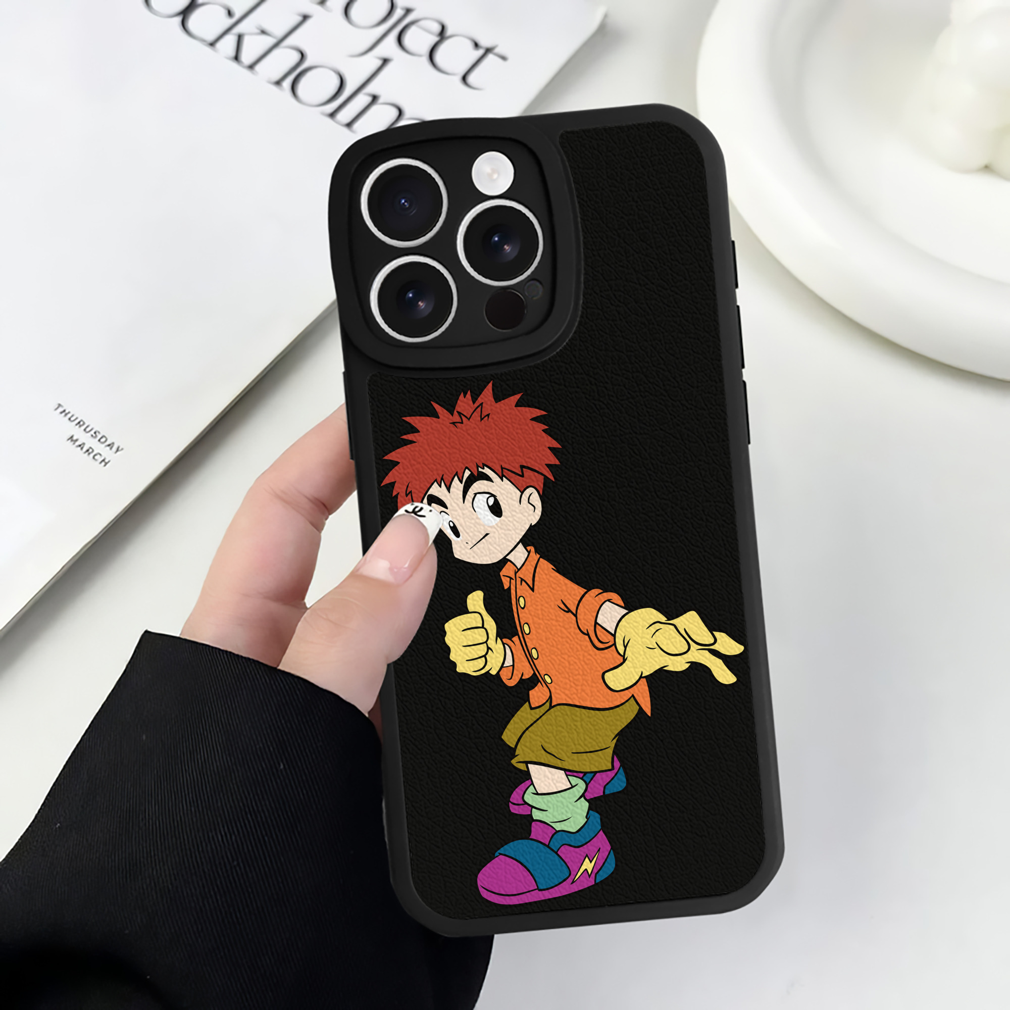 （画像用） Digimon デジタルモンスター/デジモン 【iPhone 16シリーズ対応】シリコンスマホケース（レザー調） 材質：シリコン